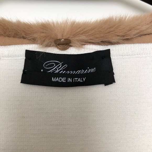 BRAND NEW Blumarine Cropped Faux Fur Top - Picture 4 of 5